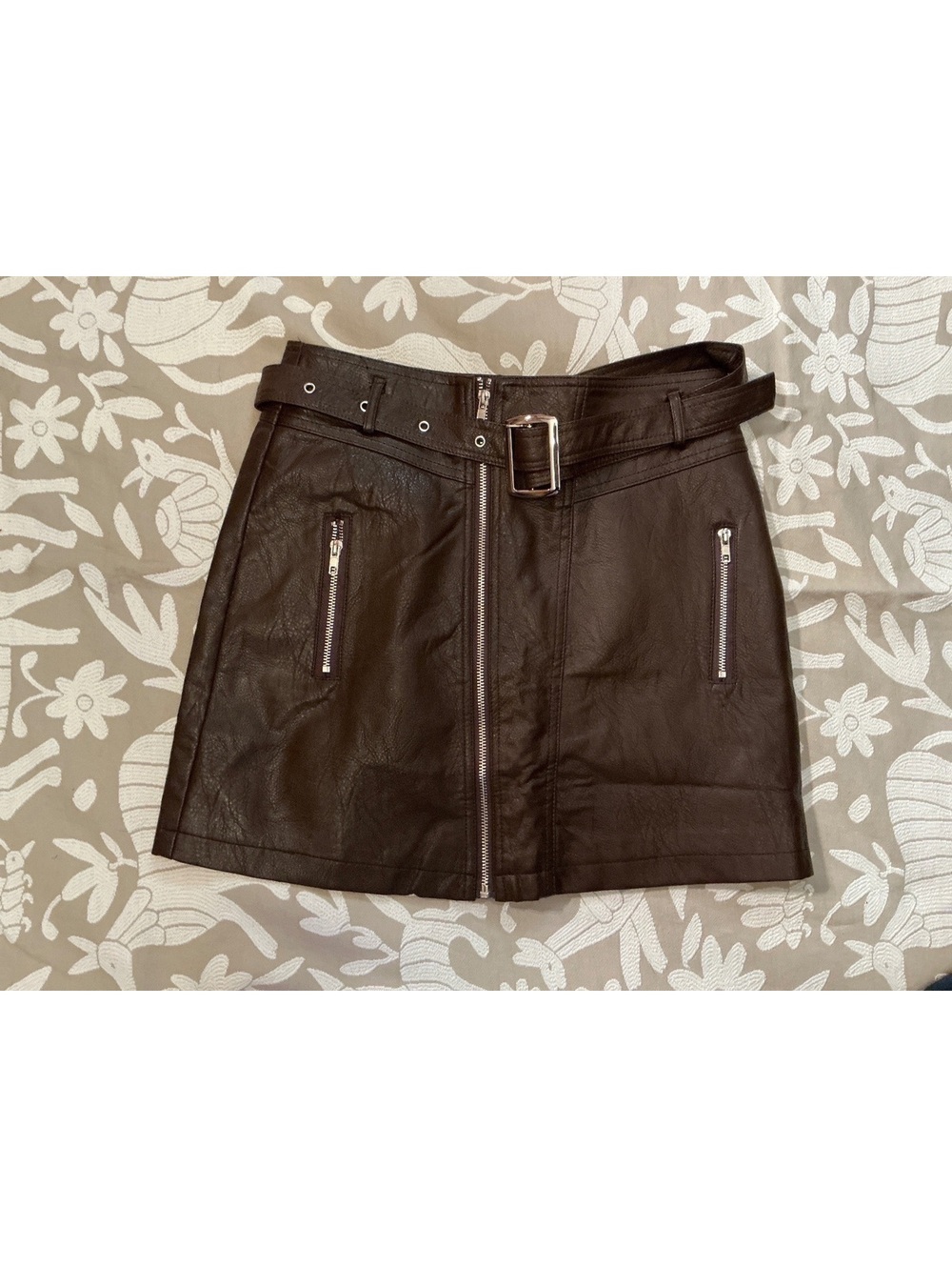 NWT Raga Harley Faux Leather Skirt Sz Medium
